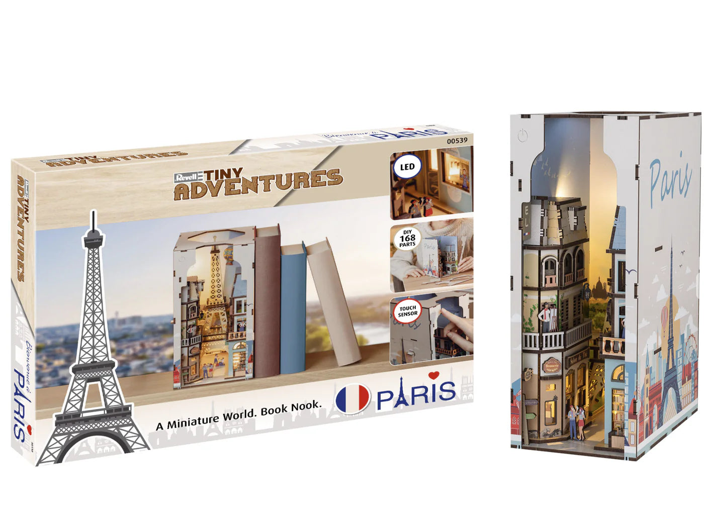 Tiny Adventures Paris Book Nook - Revell - REV00539