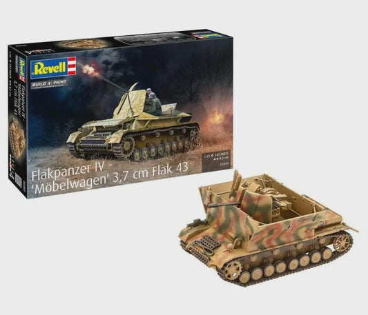 Flakpanzer IV 3.7cmFlak 43 - 1/72 Scale - Revell - REV03363
