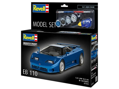 Model Set Bugatti EB110 with basic acc - 1/24 Scale - Revell - REV67353