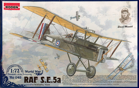 RAF S.E.5a with Wolseley Viper - 1/72 Scale Roden Ro045