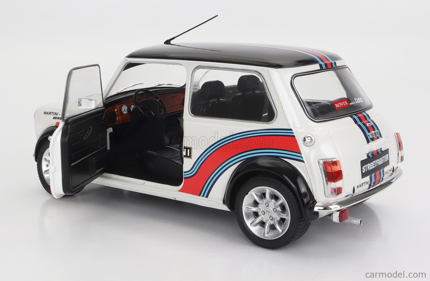 Mini Cooper Sport Martini Evocation 1998 White 1/18 Solido S180610