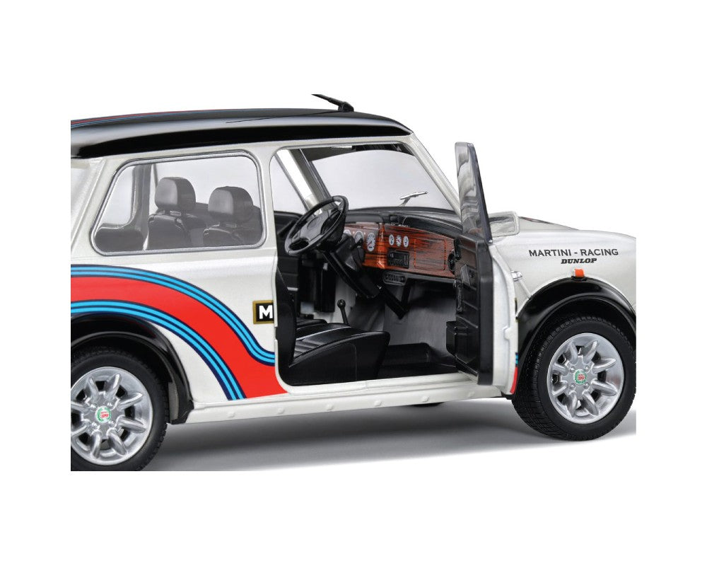 Mini Cooper Sport Martini Evocation 1998 White 1/18 Solido S180610
