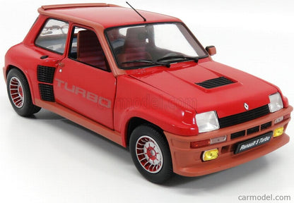 Renault 5R Turbo Rouge Grenade 1981 1/18 Solido S1801302