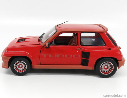 Renault 5R Turbo Rouge Grenade 1981 1/18 Solido S1801302