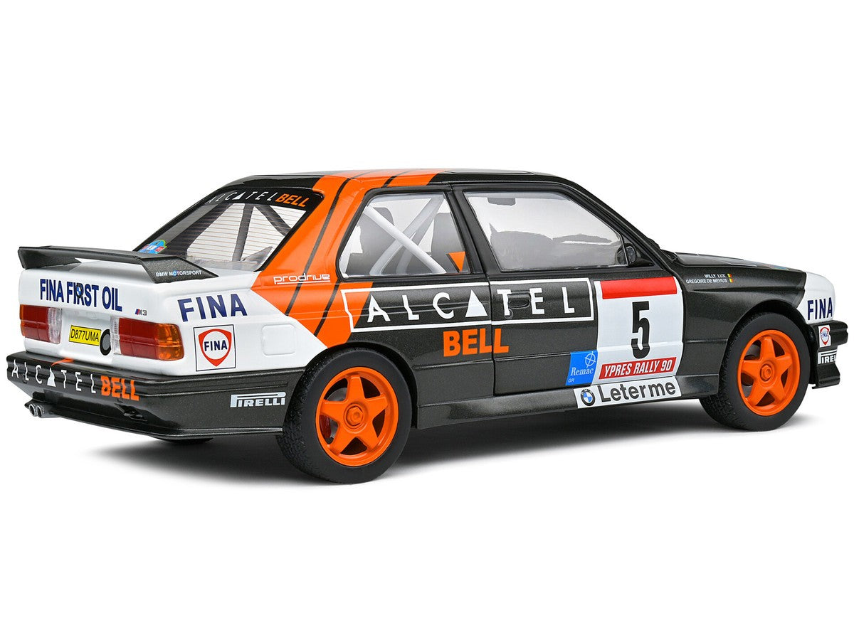 BMW M3 (E30) Gr.A #5 3rd Rallye Ypres 1990 de Mevius, Lux 1/18 Solido S1801519