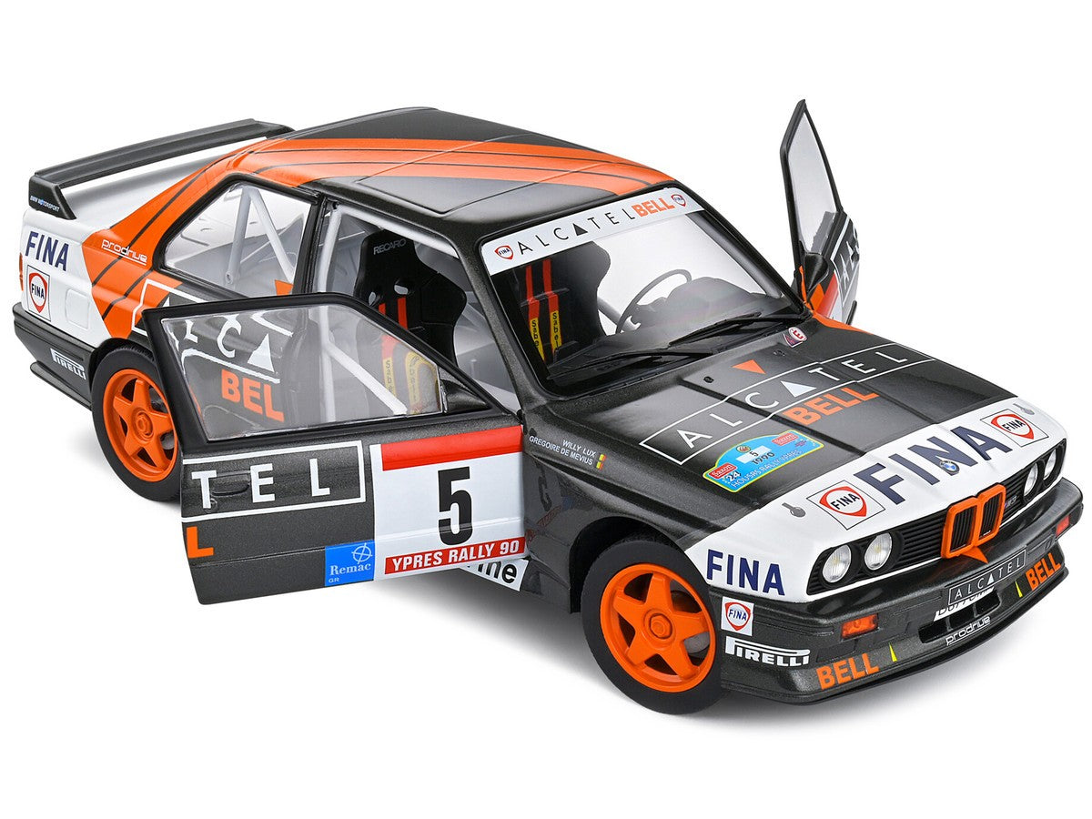 BMW M3 (E30) Gr.A #5 3rd Rallye Ypres 1990 de Mevius, Lux 1/18 Solido S1801519