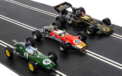 The Genius of Colin Chapman Lotus F1 Triple Pack - 1/32 Scale - Scalextric - SCAC4184AF