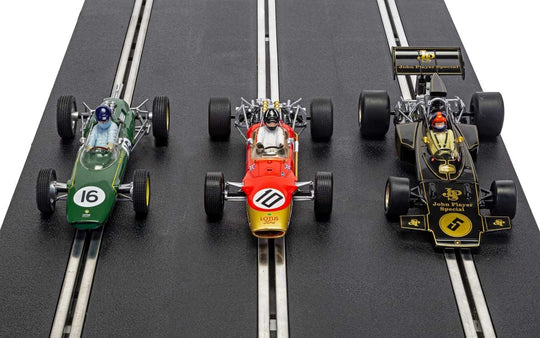 The Genius of Colin Chapman Lotus F1 Triple Pack - 1/32 Scale - Scalextric - SCAC4184AF