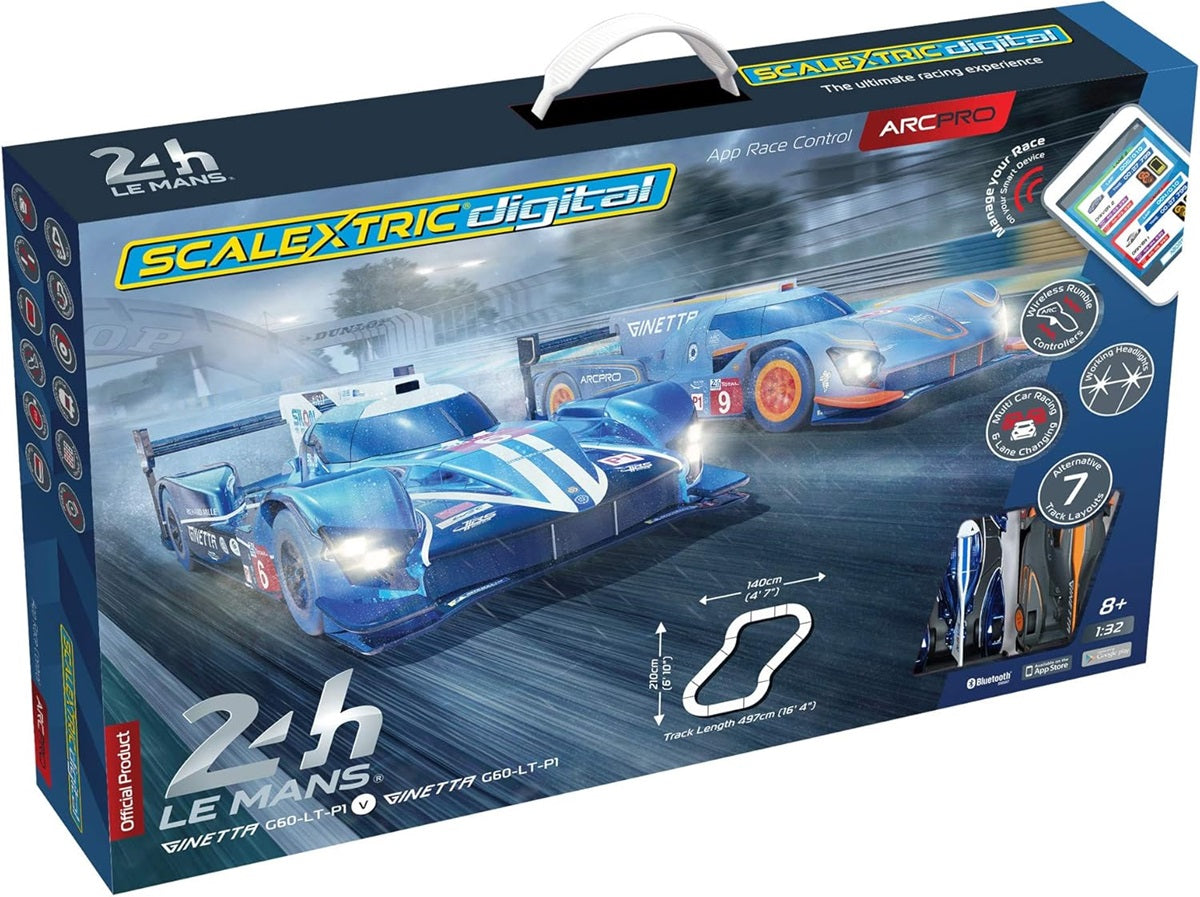 ARC PRO 24h Le Mans Ginetta Set 1/32 Scale Scalextric SCAC1404P