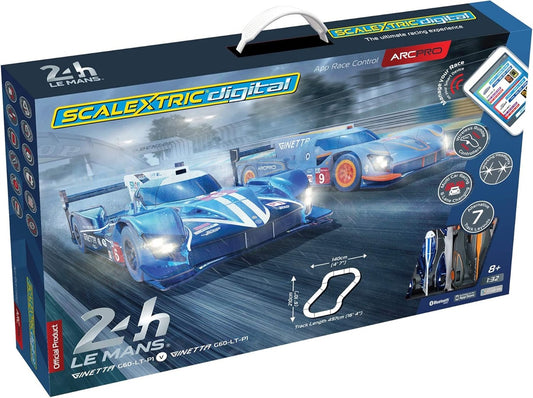 ARC PRO 24h Le Mans Ginetta Set 1/32 Scale Scalextric SCAC1404P
