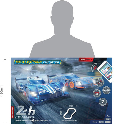 ARC PRO 24h Le Mans Ginetta Set 1/32 Scale Scalextric SCAC1404P