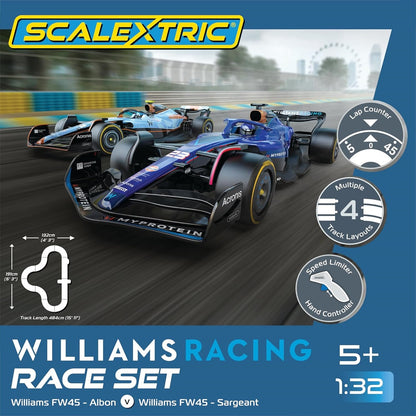 WILLIAMS RACING SET 1/32 Scale Scalextric SCAC1450M