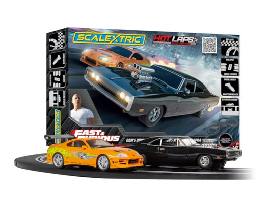 Fast & Furious Hot Laps Race Set - 1/32 Scale - Scalextric - SCAC1458P