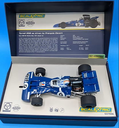 Tyrrell 002 (Francois Cevert) 1/32 Scale Scalextric SCAC3759A