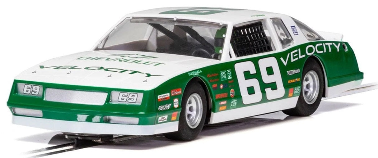Chevrolet Monte Carlo 1986 No.69 Green/W 1/32 Scale Scalextric SCAC3947