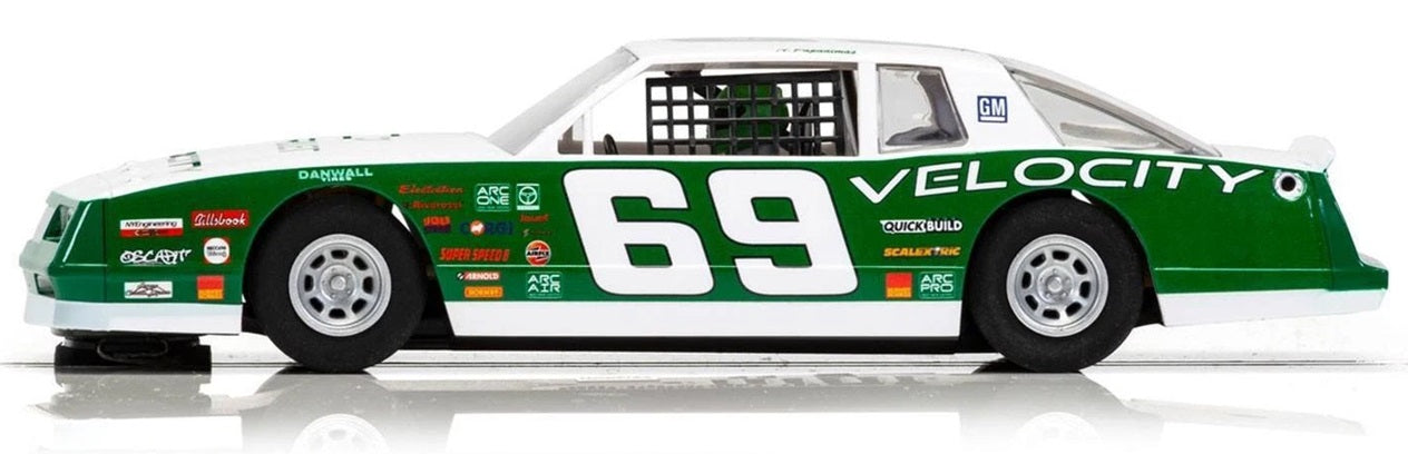 Chevrolet Monte Carlo 1986 No.69 Green/W 1/32 Scale Scalextric SCAC3947