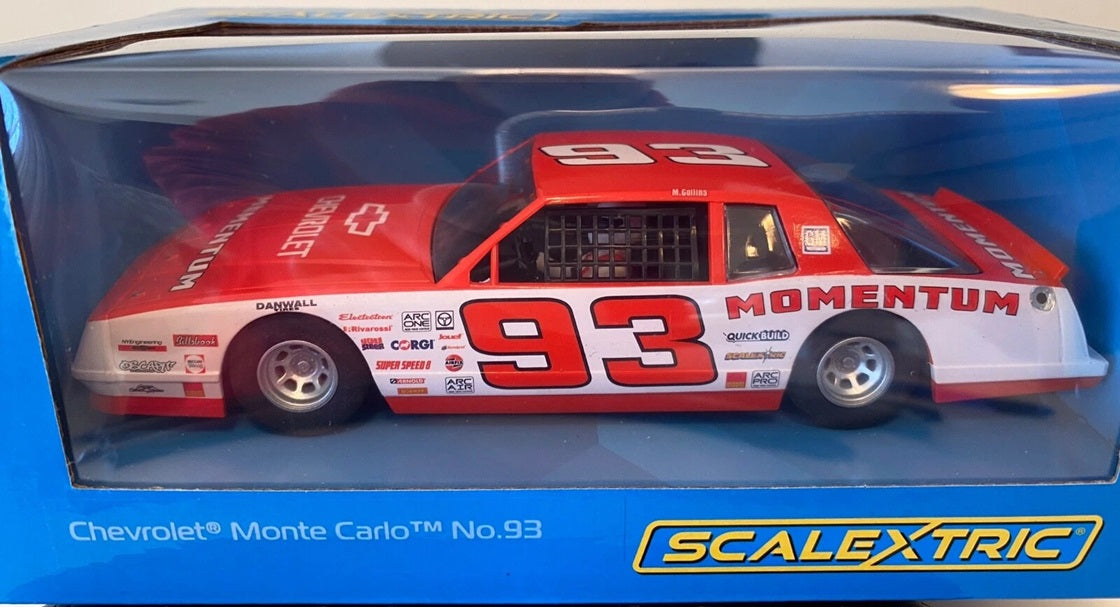 Chevrolet Monte Carlo 1986 No.93 Red/Whi 1/32 Scale Scalextric SCAC3949