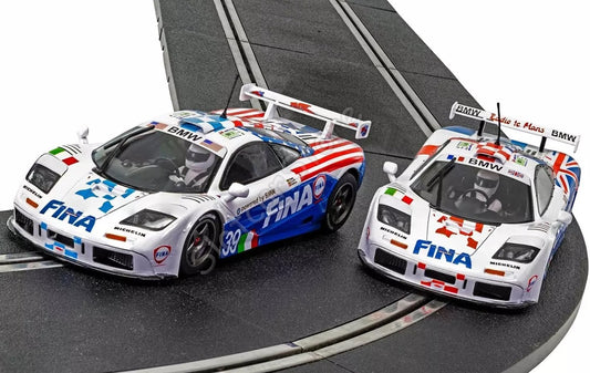 Mclaren F1 Gtr Fina Twin Pack Le Mans 19 1/32 Scale Scalextric SCAC4012A