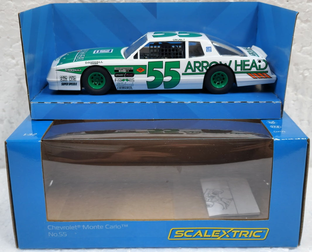 Chevrolet Monte Carlo Green & White No55 1/32 Scalextric SCAC4079