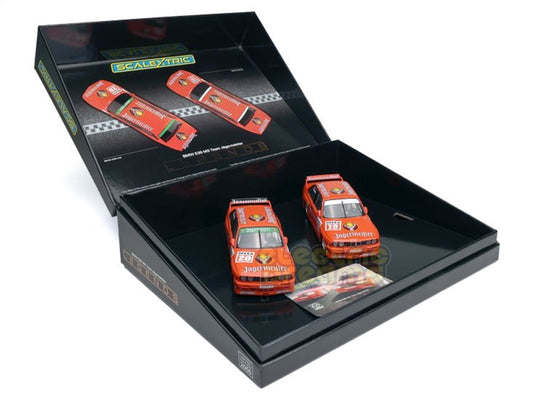 Bmw E30 M3 Twin Pack - Team Jagermeister 1/32 Scale Scalextric SCAC4110A