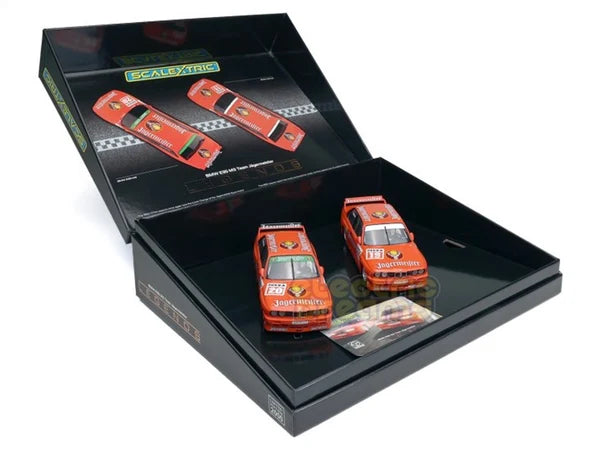 BMW E30 M3 Twin Pack Team Jagermeister - 1/32 Scale - Scalextric - SCAC4110A