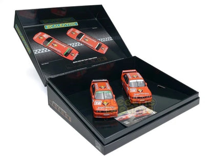 BMW E30 M3 Twin Pack Team Jagermeister - 1/32 Scale - Scalextric - SCAC4110A