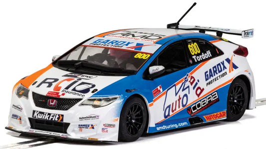 Honda Civic Type R - BTCC 2019 - Sam Tordoff 1/32 Scale Scalextric SCAC4144