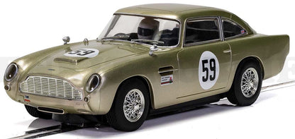 Aston Martin DB5 White Gold AMOC Brands - 1/32 Scale - Scalextric - SCAC4166