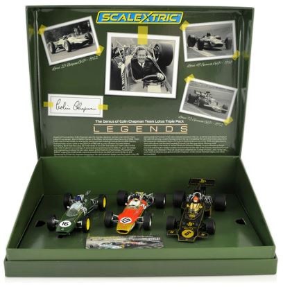 The Genius of Colin Chapman Lotus F1 Triple Pack - 1/32 Scale - Scalextric - SCAC4184AF