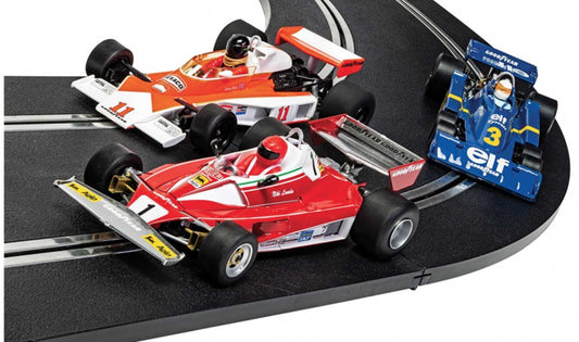 Mclaren M23 & 312t & Tyrrell P34 1976 Br 1/32 Scale Scalextric SCAC4189A