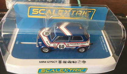 Mini 1275gt Richard Longman Patrick Motorsport 1979 1/32 Scale Scalextric SCAC4337