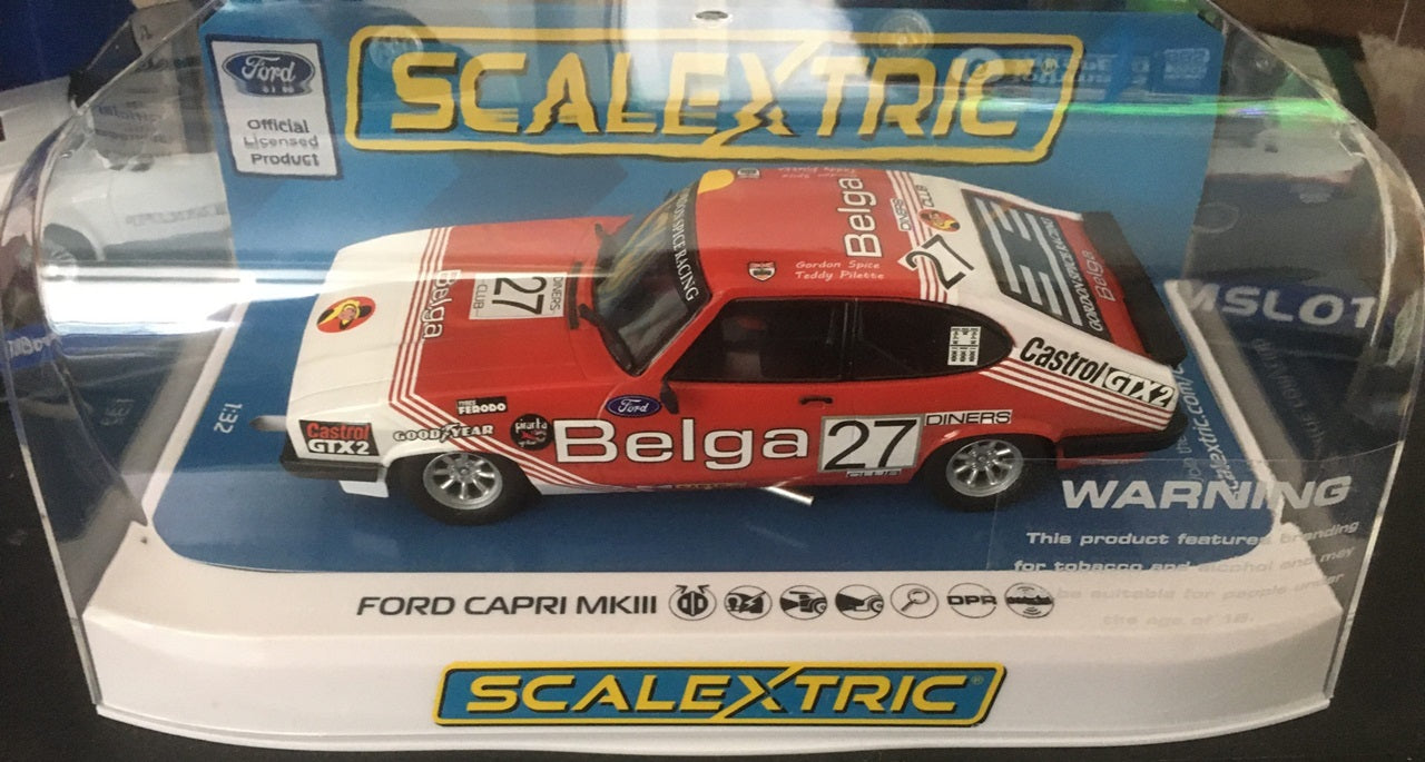 Ford Capri MkIII Spa 24h 1978 1/32 Scale Scalextric SCAC4349
