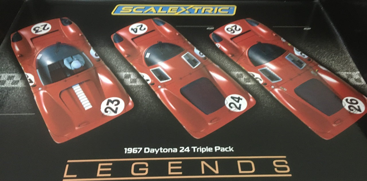 1967 Daytona 24 Triple Pack 1/32 Scale Scalextric SCAC4391A