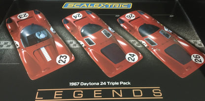 1967 Daytona 24 Triple Pack 1/32 Scale Scalextric SCAC4391A