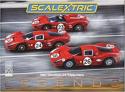 1967 Daytona 24 Triple Pack 1/32 Scale Scalextric SCAC4391A