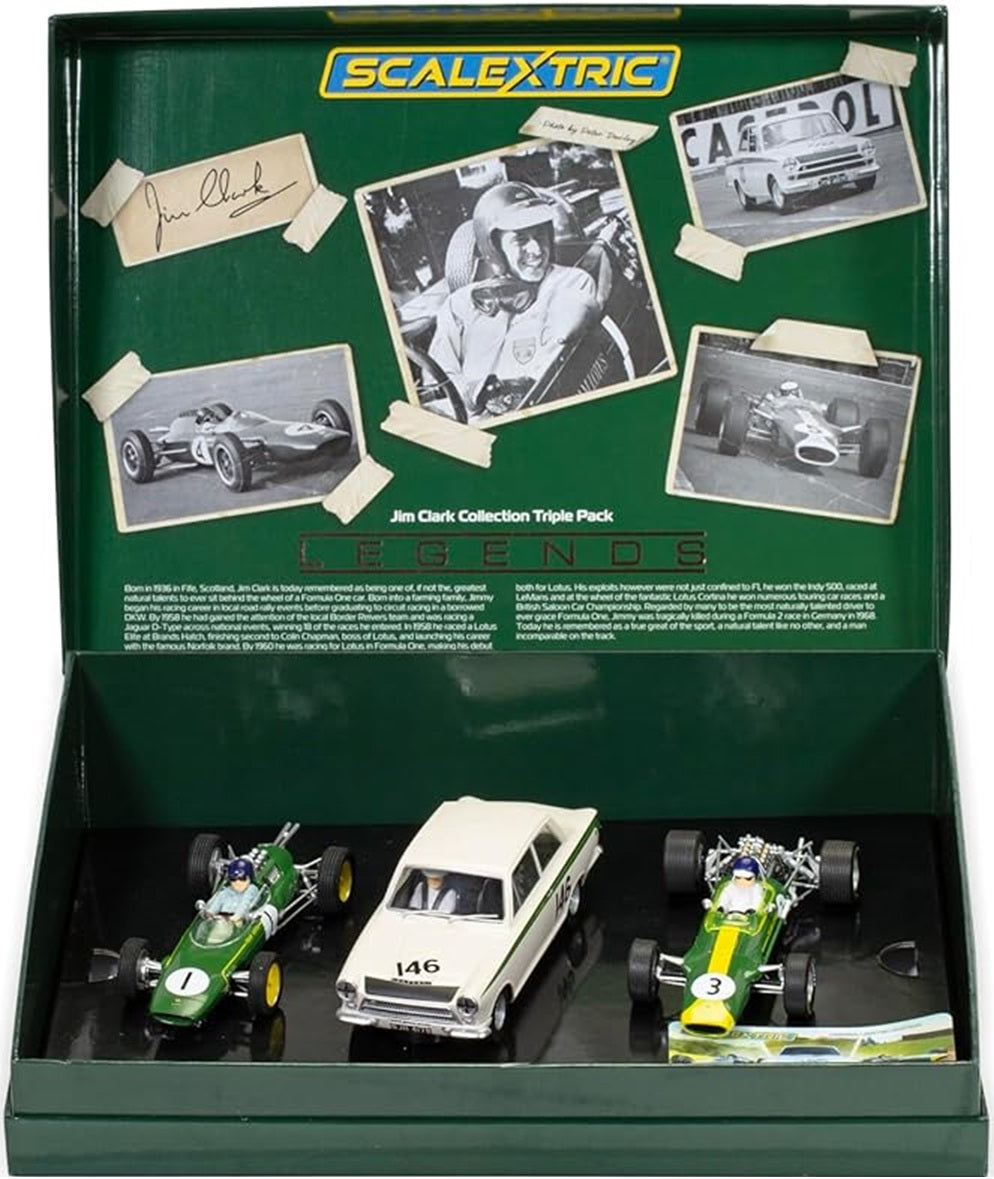 Jim Clark Collection Triple Pack 1/32 Scale Scalextric SCAC4395A