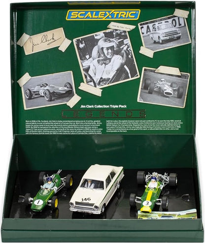 Jim Clark Collection Triple Pack 1/32 Scale Scalextric SCAC4395A