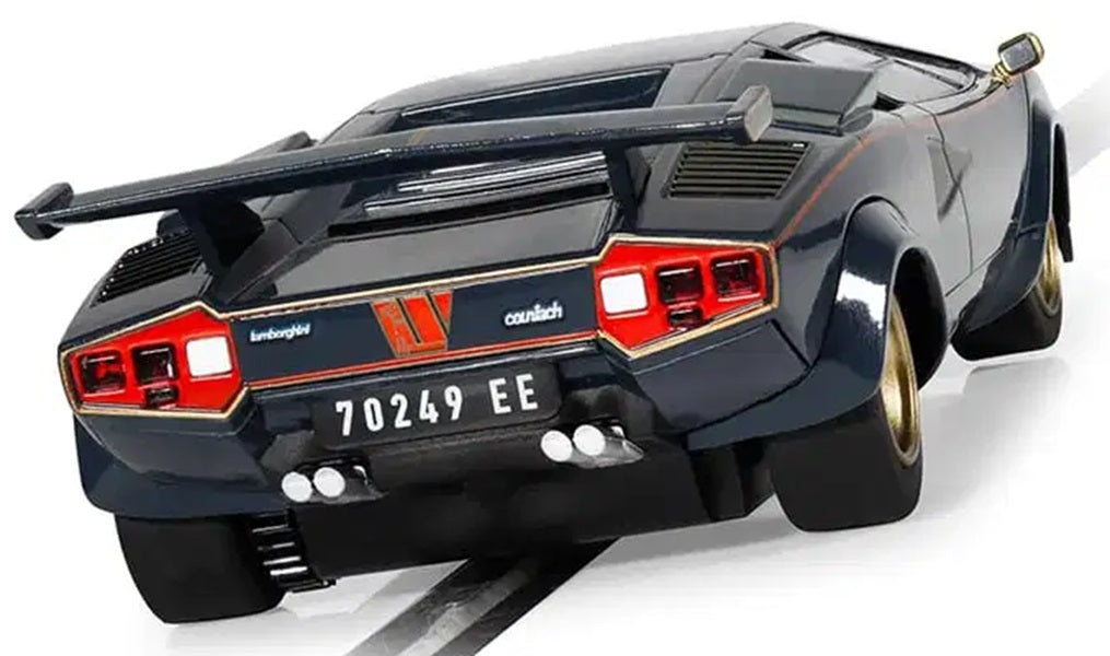 Lamborghini Countach Blue+ Gold 1/32 Scale Scalextric SCAC4411