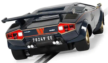 Lamborghini Countach Blue+ Gold 1/32 Scale Scalextric SCAC4411