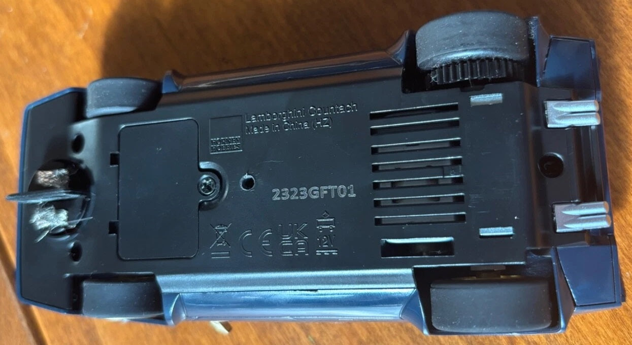 Lamborghini Countach Blue+ Gold 1/32 Scale Scalextric SCAC4411