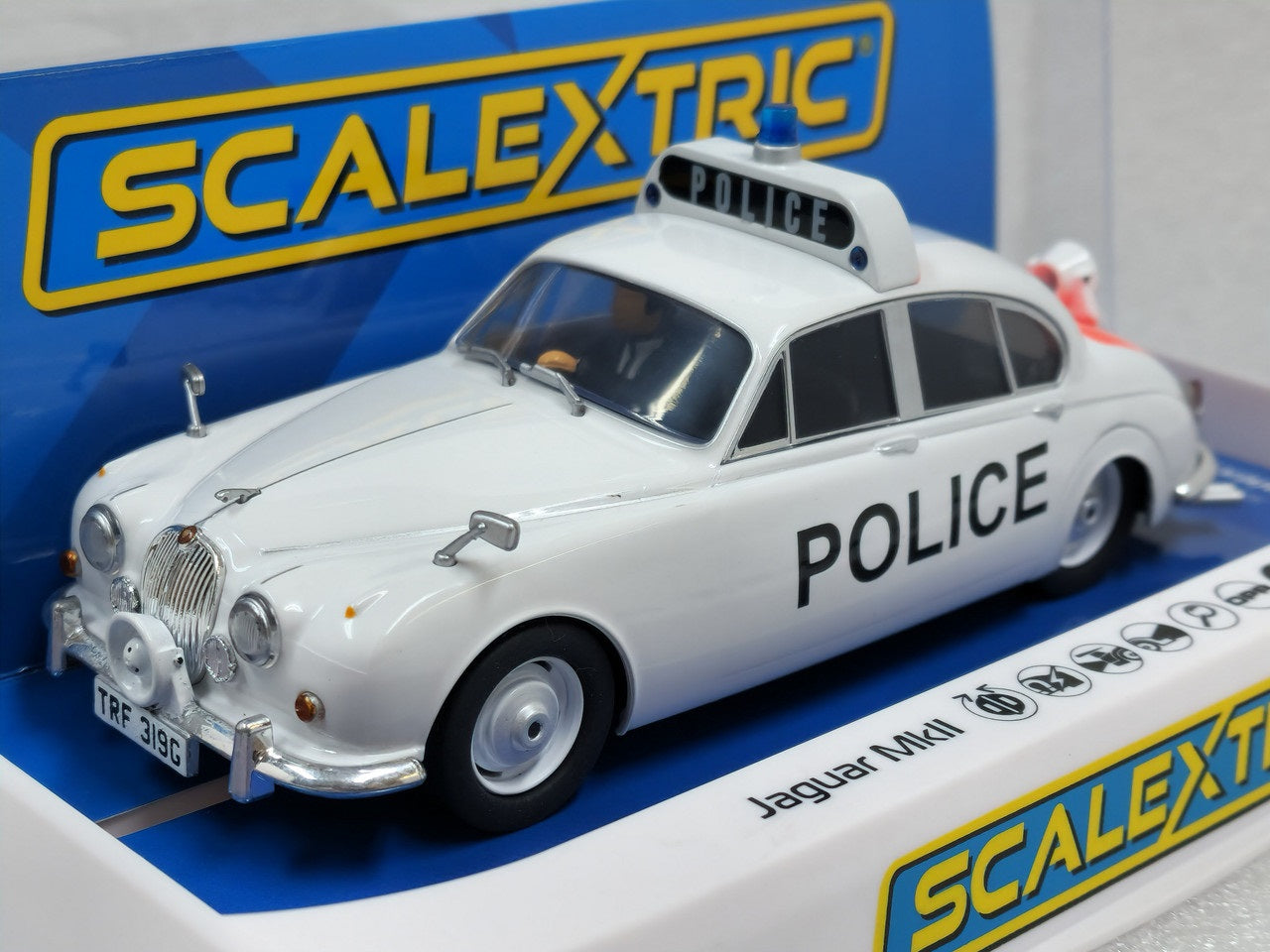 Jaguar Mk2 Police Edition 1/32 Scale Scalextric SCAC4420