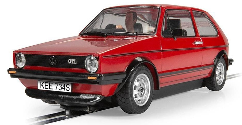 Volkswagen Golf GTi Red 1/32 Scale Scalextric SCAC4490