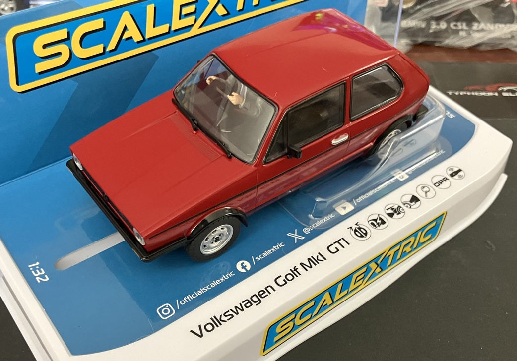 Volkswagen Golf GTi Red 1/32 Scale Scalextric SCAC4490