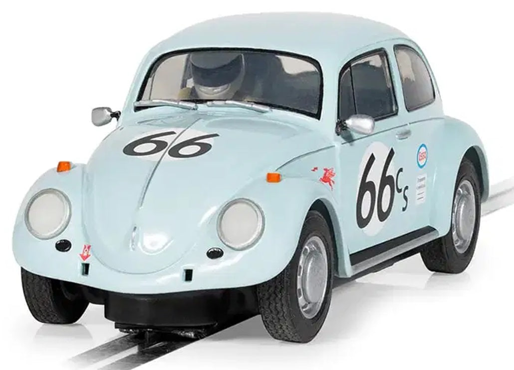 Volkswagen Beetle Blue 66 1/32 Scale Scalextric SCAC4498