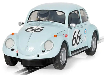 Volkswagen Beetle Blue 66 1/32 Scale Scalextric SCAC4498