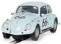 Volkswagen Beetle Blue 66 1/32 Scale Scalextric SCAC4498