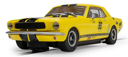 FORD MUSTANG YELLOW & BLACK 1/32 Scale Scalextric SCAC4537