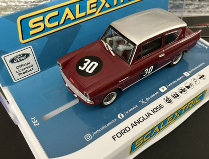 Ford Anglia 105e Broadspeed 1/32 Scale Scalextric SCAC4546
