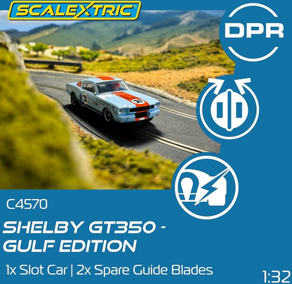 SHELBY GT350 - GULF EDITION 1/32 Scale Scalextric SCAC4570