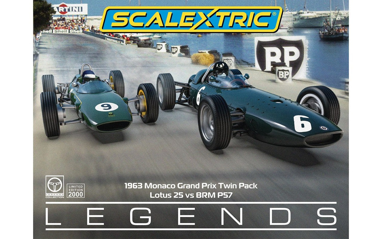 1963 MONTE CARLO GRAND PRIX TWIN PACK 1/32 Scale Scalextric SCAC4580A